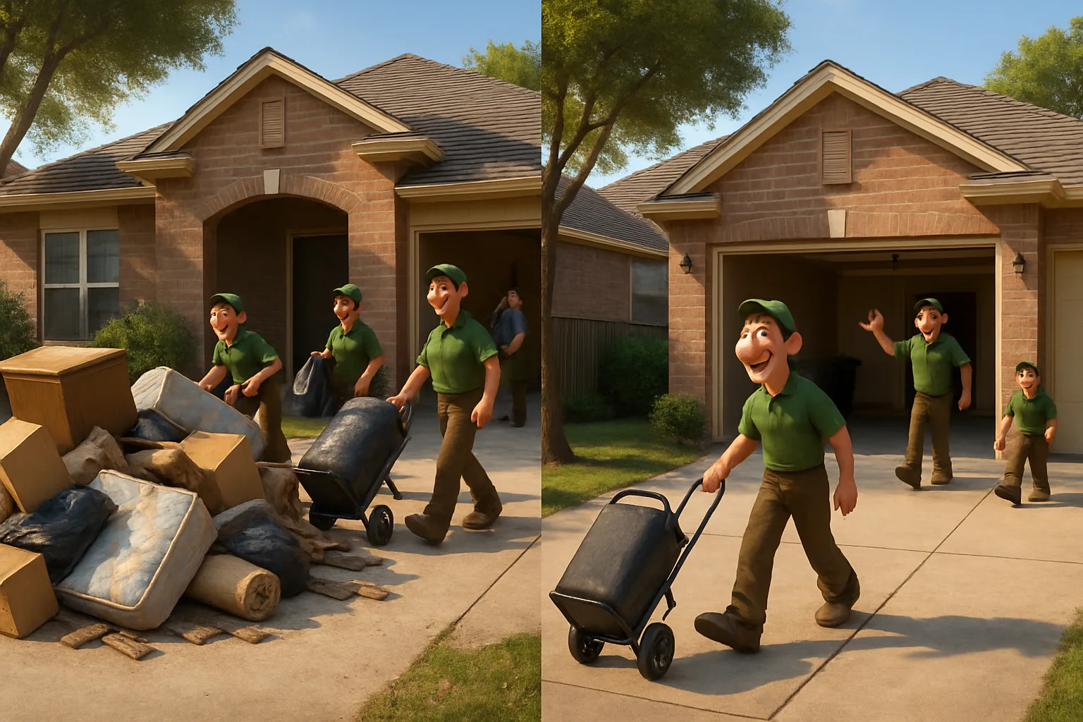 Junk Removal work in Katy — example 1